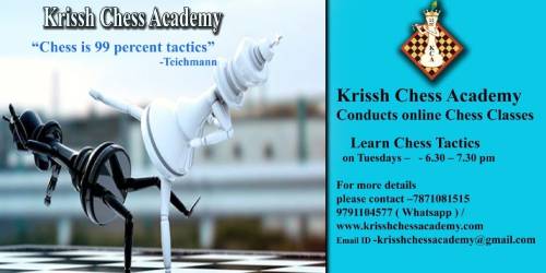 Conducts Online Chess Classes